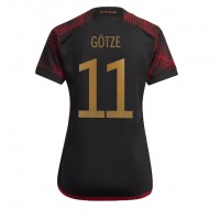 Dámy Fotbalový dres Německo Mario Gotze #11 MS 2022 Venkovní Krátký Rukáv